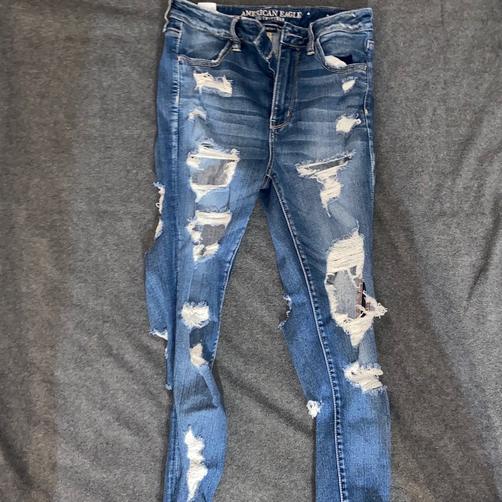 American Eagle Ripped Skinny Jeans